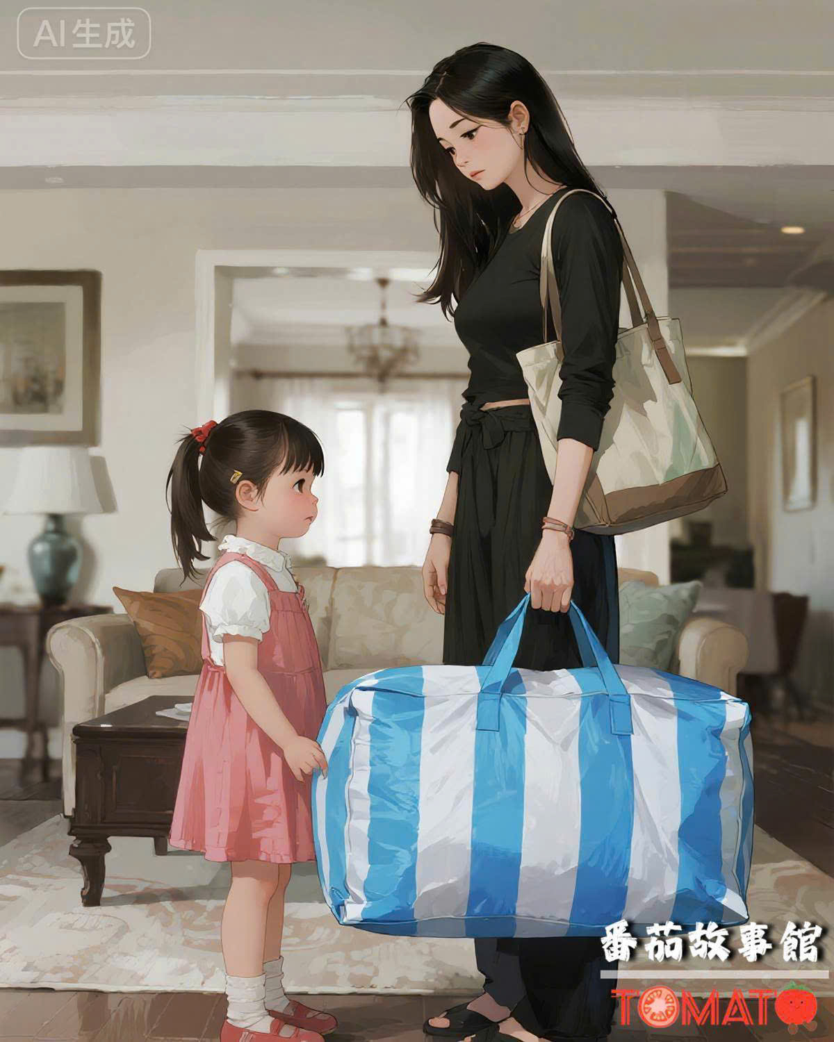 Bế Con Rời Biệt Thự